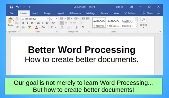 Better Word Processing