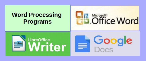 word processing software examples