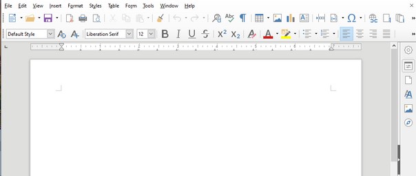 word libreoffice writer